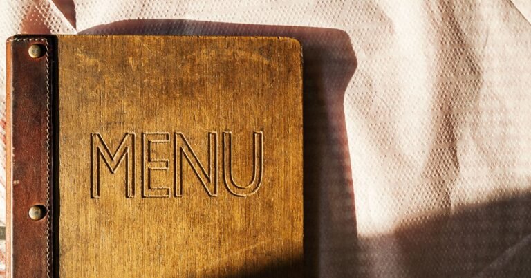 Dickies BBQ Menu