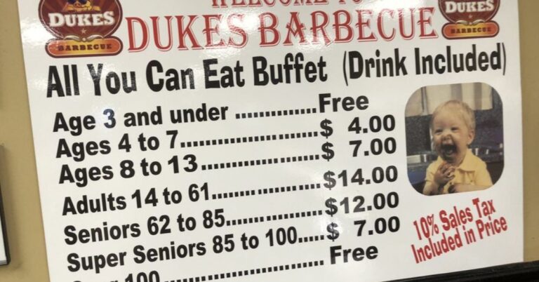 Dukes BBQ Menu (Update Menu 2025)