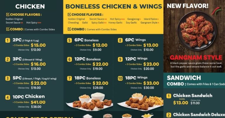 BBQ Chicken Menu (Update Menu 2025)