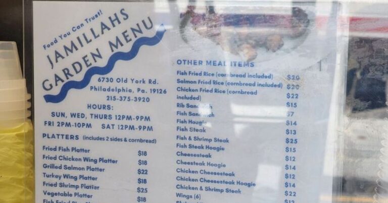 Jamillah's Garden Soul Food & BBQ Menu
