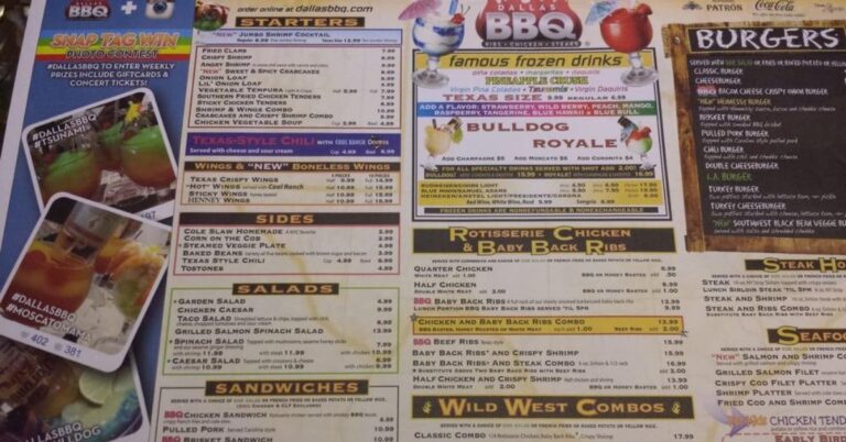 Dallas BBQ Fordham Road Menu (Update Menu 2026)