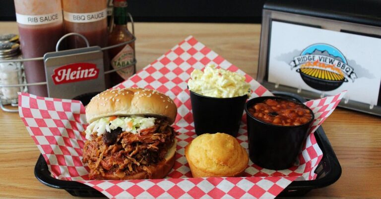 Ridge View BBQ Menu