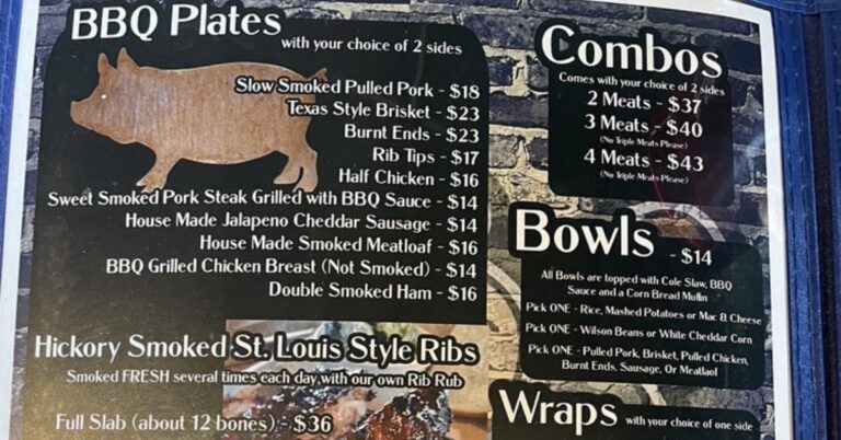 Lucille's BBQ Fort Wayne Menu